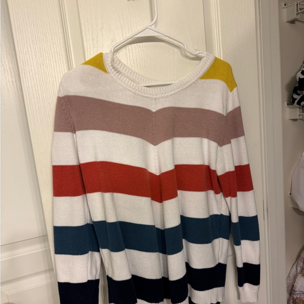 Apt. 9 Women's Colorful Striped Sweater